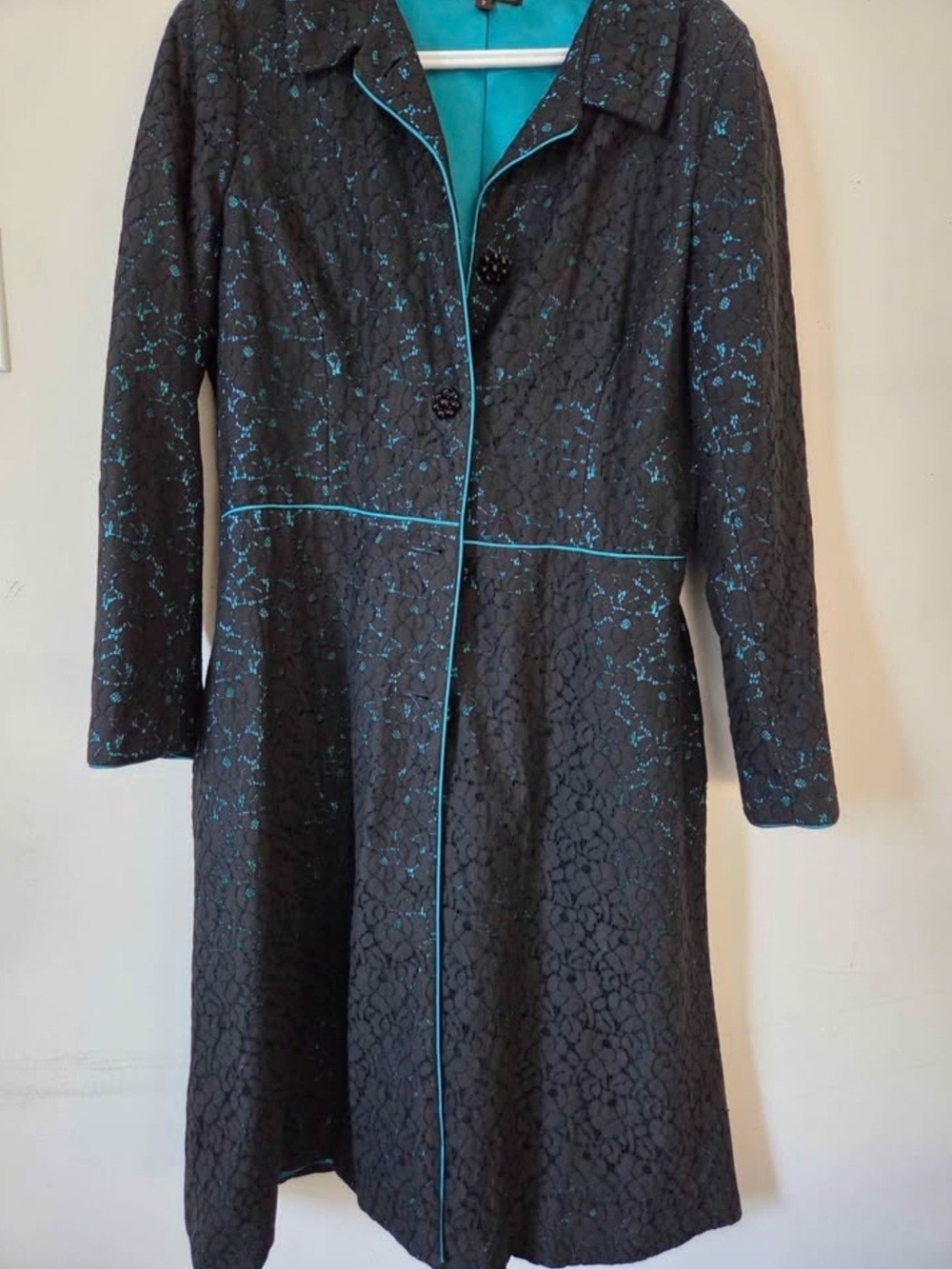 V&J Couture Teal Jacket